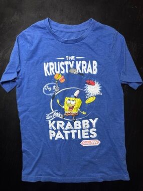 Krabby Patties SpongeBob Kids Graphic Tee - Blue